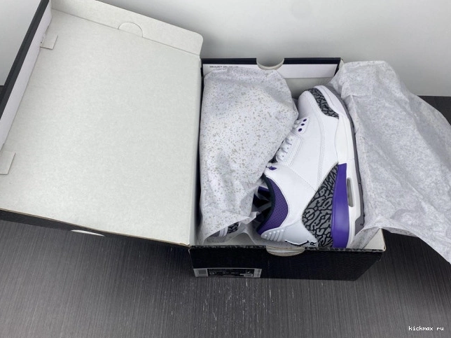 Rep MAX Jordan 'Dark Retro 3 CT8532-105 Iris' Air 0818